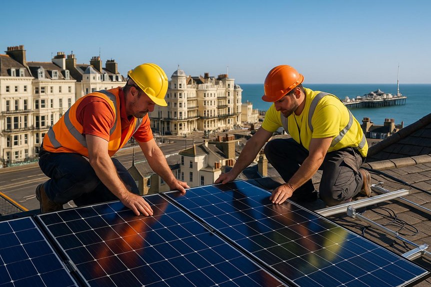 brighton solar panel installation