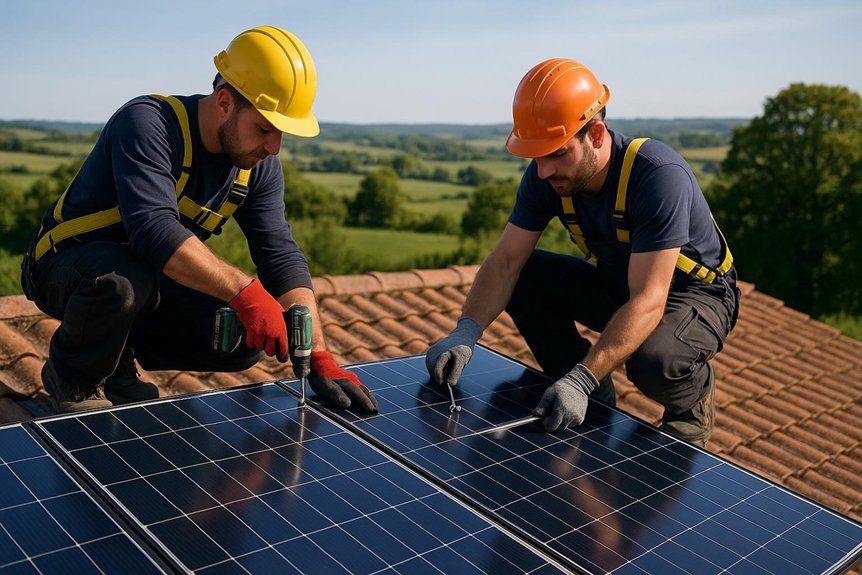 bruton solar panel installation