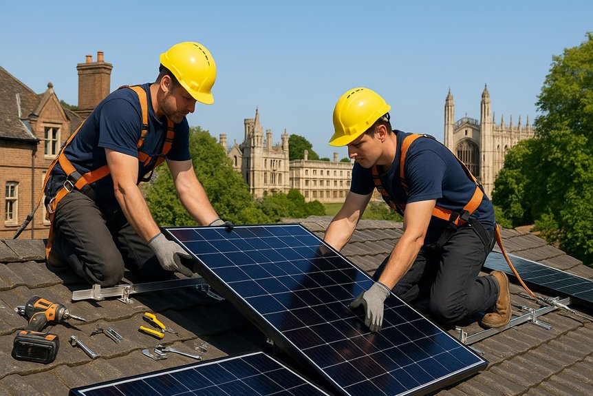 cambridge solar panel installation