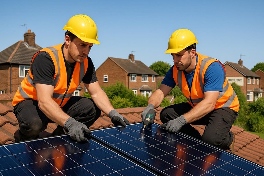 castleford solar panel installation