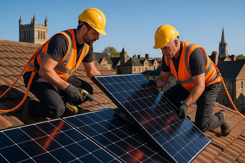 exeter solar panel installation