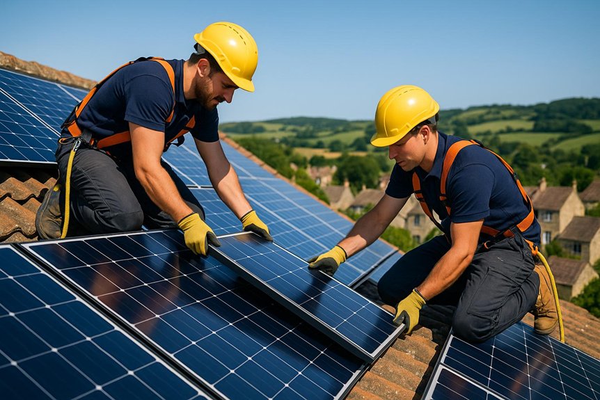 frome solar panel installation