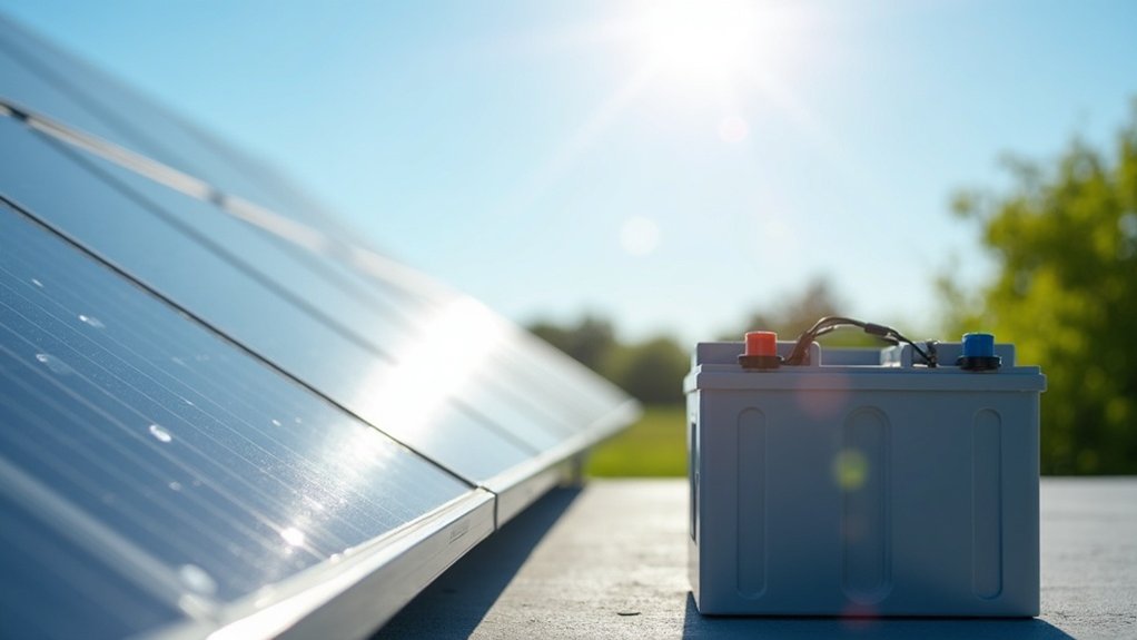battery use with solar