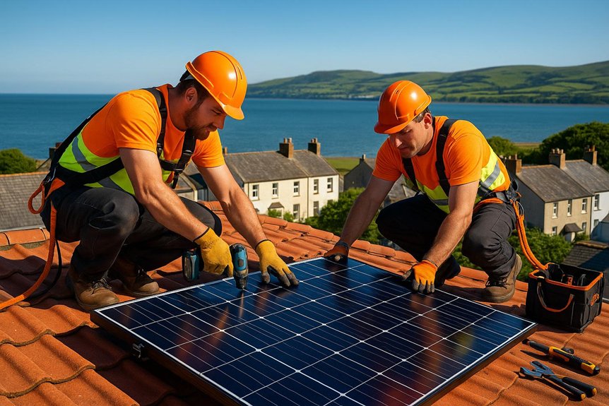 maryport solar panel installation