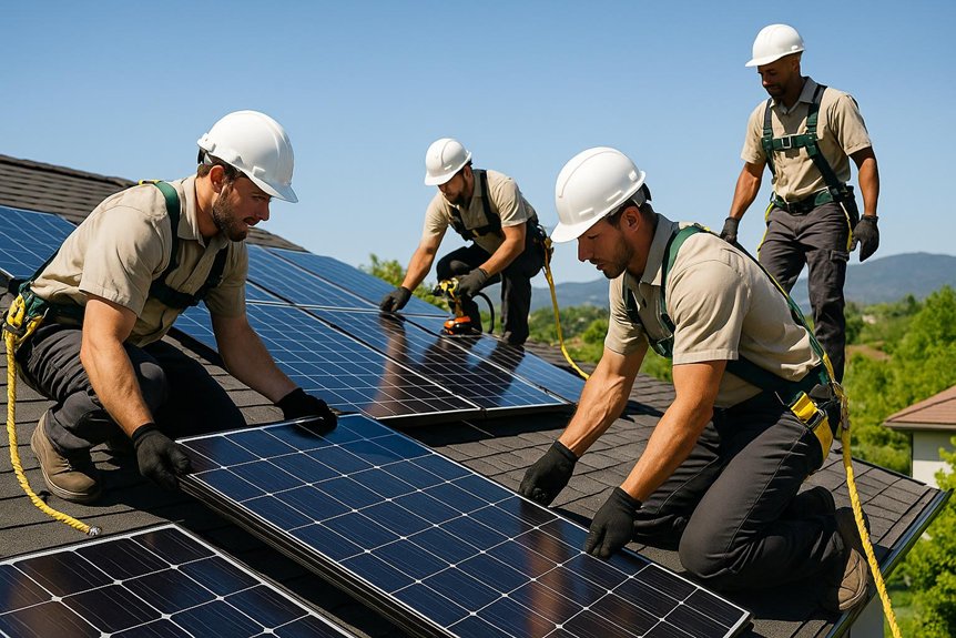 mere solar panel installation