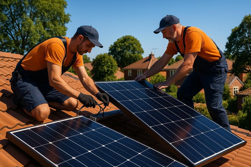 morley solar panel installation