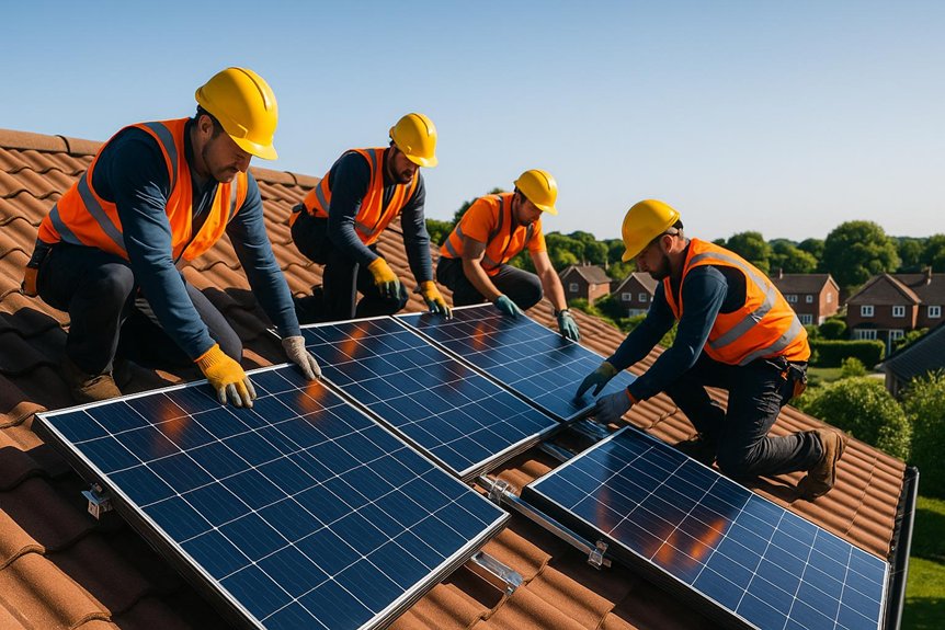 normanton solar panel installation