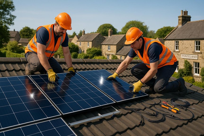 ponteland solar panel installers