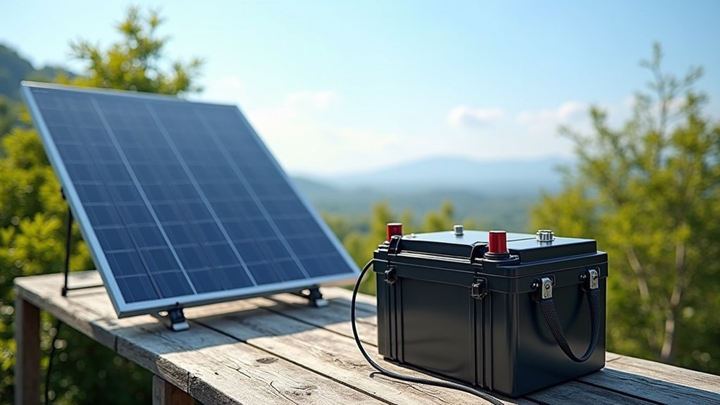 solar panel charging time