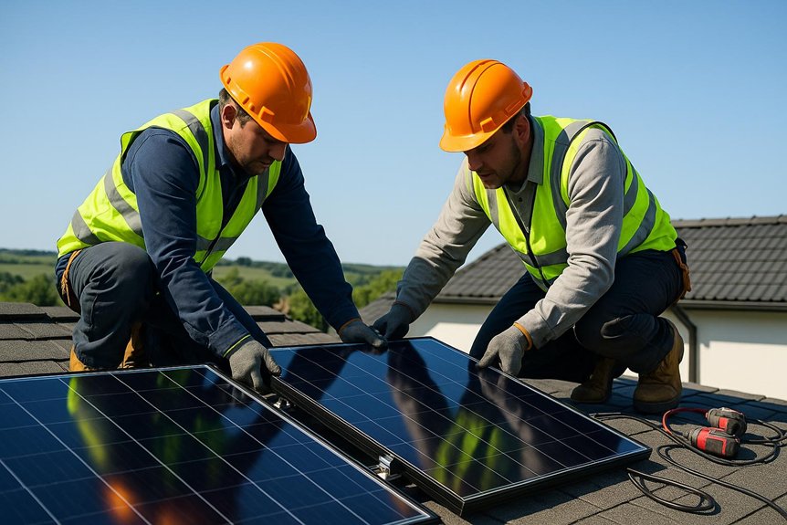 stalbridge solar panel installation