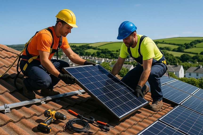 truro solar panel installation