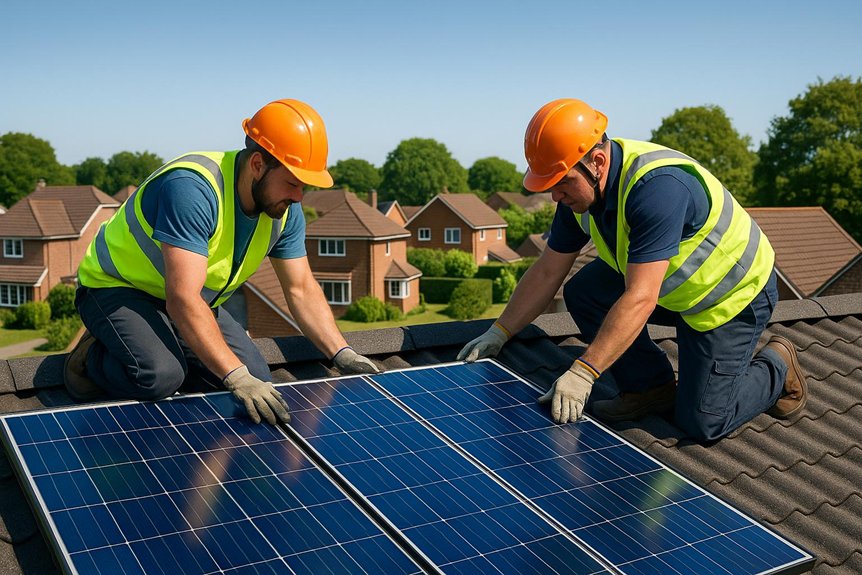 verwood solar panel installation