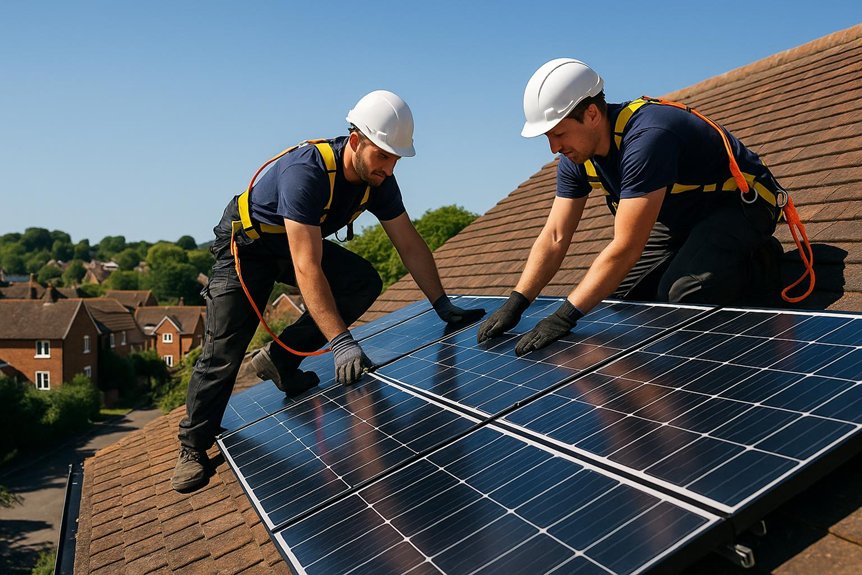 winchester solar panel installation